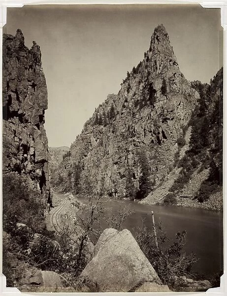 Currecanti Needle, Black Canyon of the Gunnison, before 1880. Creator: William Henry Jackson