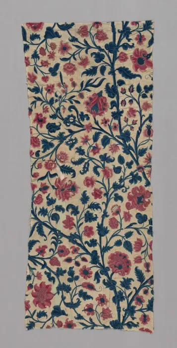 Framed Print : Curtain, England, Queen Anne period, 17th century. Creator: Unknown Framed Print : Curtain, England, Queen Anne period, 17th century. Creator: Unknown