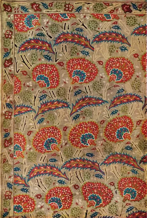 Framed Print : Detail of Curtain, from Turkey, c1650 Framed Print : Detail of Curtain, from Turkey, c1650