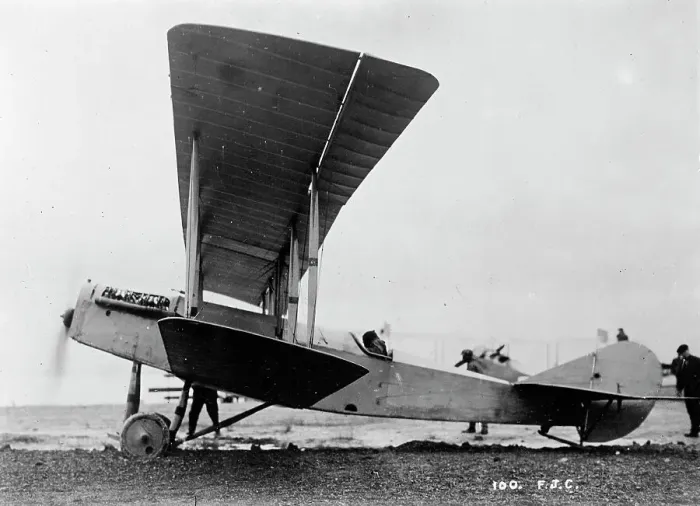 Framed Print : Curtiss Airplane - Type R. Plane, 1916. Creator: Harris & Ewing. Curtiss Airplane - Type R. Plane, 1916. Creator: Harris & Ewing
