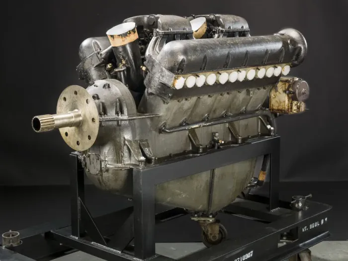 Framed Print : Curtiss K-12, V-12 Engine, ca. 1918. Creator: Curtiss Aeroplane and Motor Company Framed Print : Curtiss K-12, V-12 Engine, ca. 1918. Creator: Curtiss Aeroplane and Motor Company