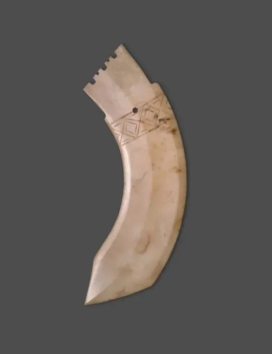 Framed Print : Curved Dagger-Blade (ge), Shang dynasty (c. 1600-1046 BC), 13th-11th century B. C Framed Print : Curved Dagger-Blade (ge), Shang dynasty (c. 1600-1046 BC), 13th-11th century B. C