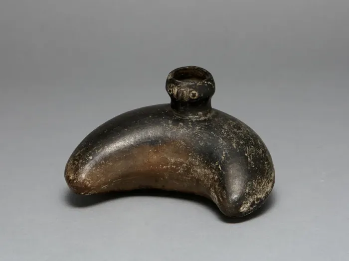 Framed Print : Curving Vessel with Molded Head Spout, A. D. 1200 / 1450. Creator: Unknown Framed Print : Curving Vessel with Molded Head Spout, A. D. 1200 / 1450. Creator: Unknown