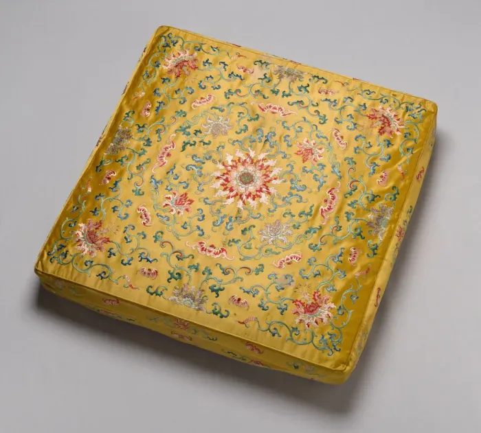 Framed Print : Cushion Cover, China, Qing dynasty (1644-1911), 1750 / 1800. Creator: Unknown Framed Print : Cushion Cover, China, Qing dynasty (1644-1911), 1750 / 1800. Creator: Unknown