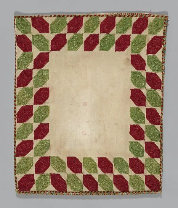 Framed Print : Cushion Cover, Rhodes, 17th / 18th century. Creator: Unknown Framed Print : Cushion Cover, Rhodes, 17th / 18th century. Creator: Unknown