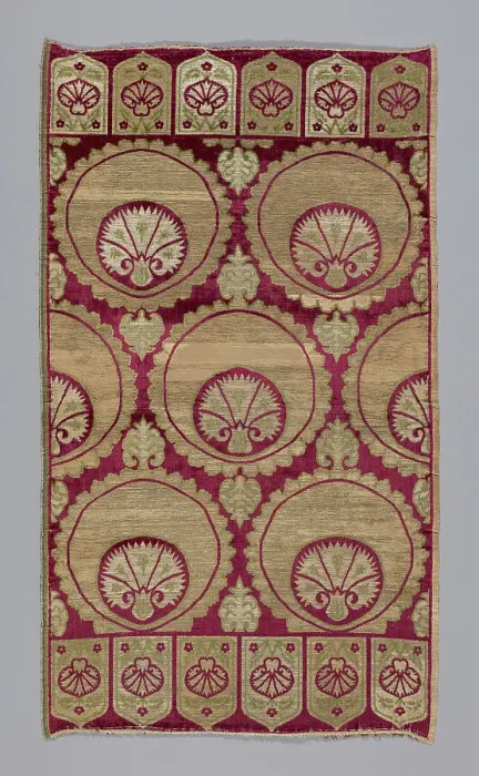 Framed Print : Cushion Cover, Turkey, 1575 / 1625. Creator: Unknown Framed Print : Cushion Cover, Turkey, 1575 / 1625. Creator: Unknown