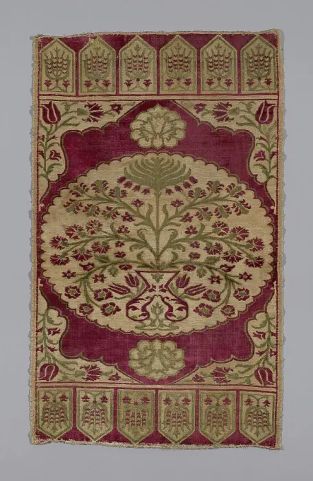 Framed Print : Cushion Cover, Turkey, 17th century. Creator: Unknown Framed Print : Cushion Cover, Turkey, 17th century. Creator: Unknown