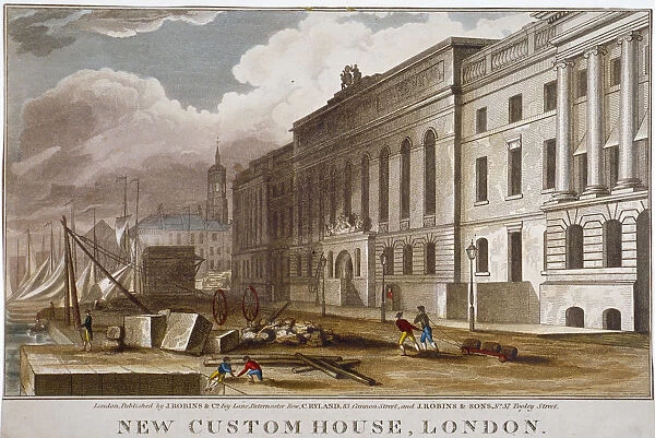 Custom House, City of London, 1818