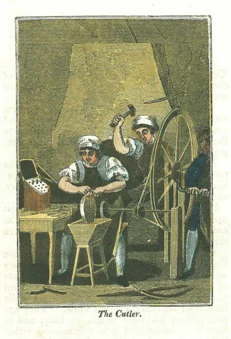 Framed Print : The Cutler, 1823 Framed Print : The Cutler, 1823