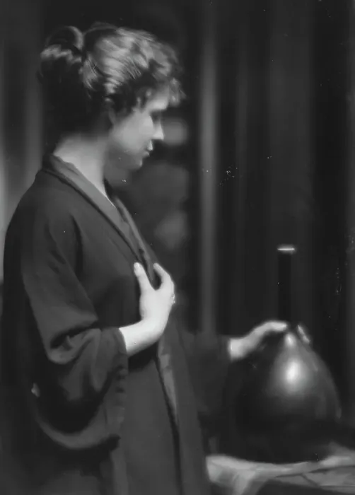 Framed Print : Cutler, Miss, portrait photograph, 1915 May 26. Creator: Arnold Genthe Framed Print : Cutler, Miss, portrait photograph, 1915 May 26. Creator: Arnold Genthe