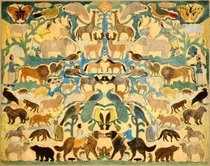 Framed Print : Cutout of Animals, second quarter 19th century. Creator: Unknown Framed Print : Cutout of Animals, second quarter 19th century. Creator: Unknown
