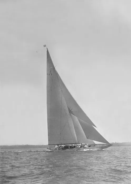 Framed Print : Cutter sailing close-hauled. Creator: Kirk & Sons of Cowes Framed Print : Cutter sailing close-hauled. Creator: Kirk & Sons of Cowes