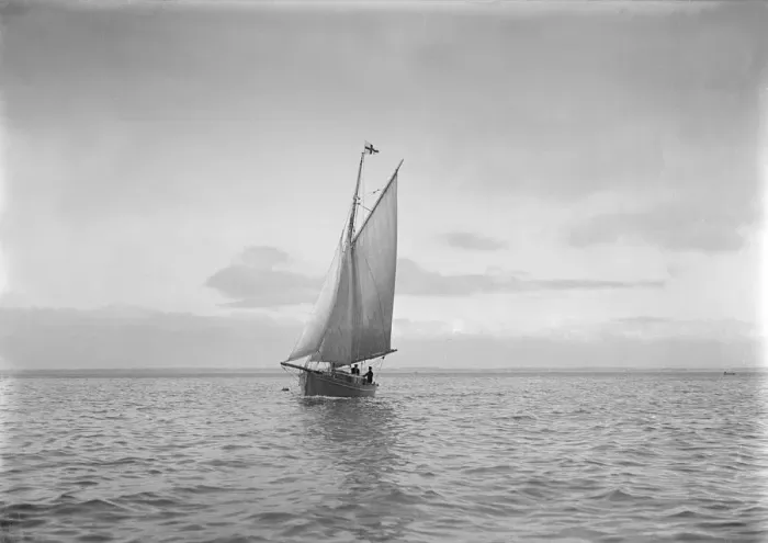 Framed Print : The cutter Sophie sailing. Creator: Kirk & Sons of Cowes Framed Print : The cutter Sophie sailing. Creator: Kirk & Sons of Cowes
