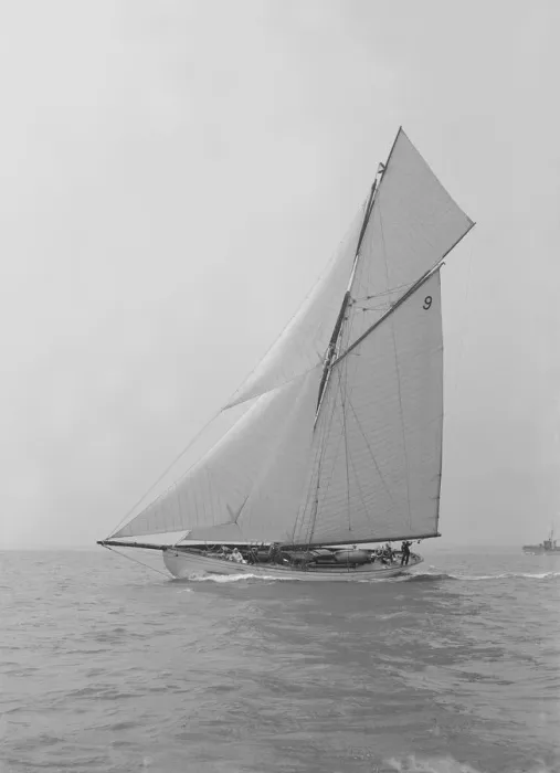 Framed Print : The cutter Westwind sailing close-hauled, 1914. Creator: Kirk & Sons of Cowes Framed Print : The cutter Westwind sailing close-hauled, 1914. Creator: Kirk & Sons of Cowes