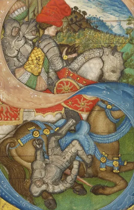 Framed Print : Cutting from a Gradual, about 1440-1450. Creator: Pisanello Framed Print : Cutting from a Gradual, about 1440-1450. Creator: Pisanello