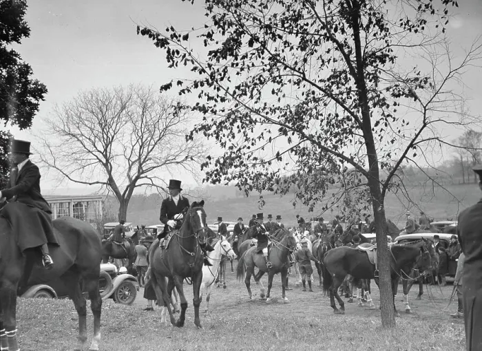 Framed Print : Cutting hunt, 1933 Nov. Creator: Arnold Genthe Framed Print : Cutting hunt, 1933 Nov. Creator: Arnold Genthe