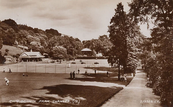 Cwm Donkin Park, Swansea, 1936. Creator: Unknown