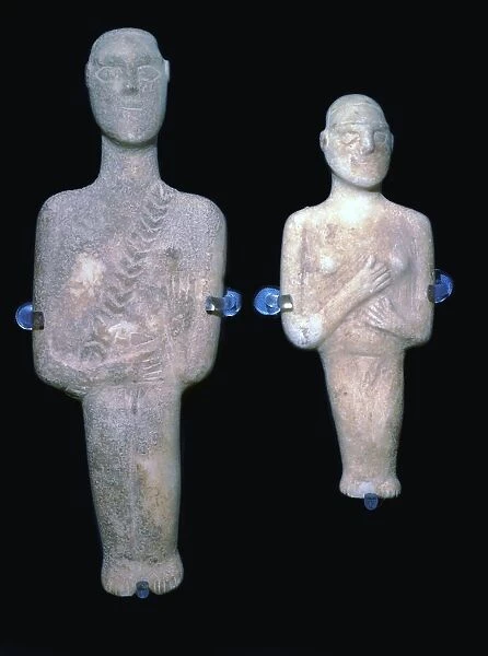 Cycladic figures, 25th century BC