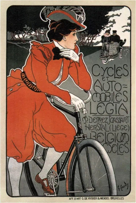 Framed Print : Cycles Automobiles Legia, 1898. Artist: Gaudy, Georges (1872-1940) Framed Print : Cycles Automobiles Legia, 1898. Artist: Gaudy, Georges (1872-1940)
