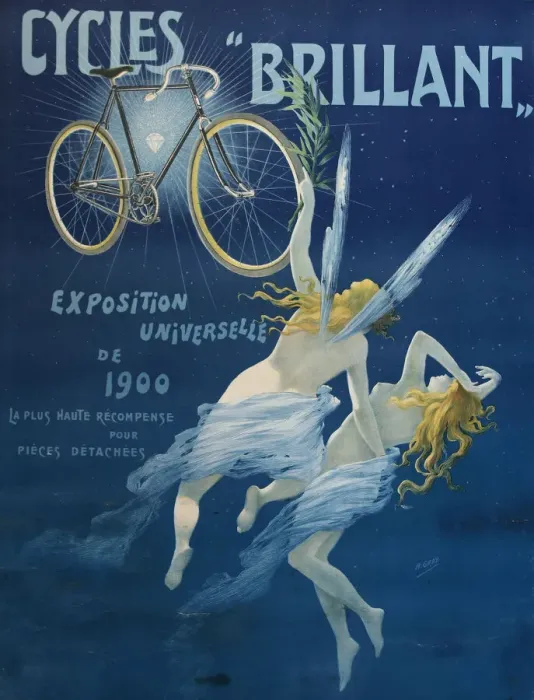 Framed Print : Cycles Brillant - Exposition Universelle de 1900, 1899-1900 Framed Print : Cycles Brillant - Exposition Universelle de 1900, 1899-1900