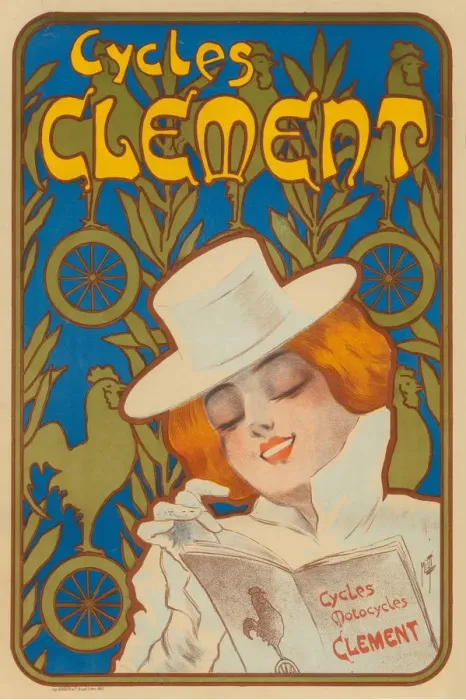 Framed Print : Cycles Clement, c. 1900 Framed Print : Cycles Clement, c. 1900