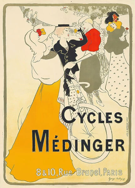 Cycles Médinger , 1897. Creator: Bottini, Georges Alfred (1874-1907)