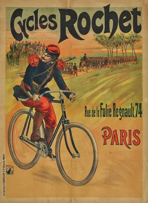 Framed Print : Cycles Rochet Paris, 1895. Creator: Lefèvre; Lucien (1850-ca 1902) Framed Print : Cycles Rochet Paris, 1895. Creator: Lefèvre; Lucien (1850-ca 1902)
