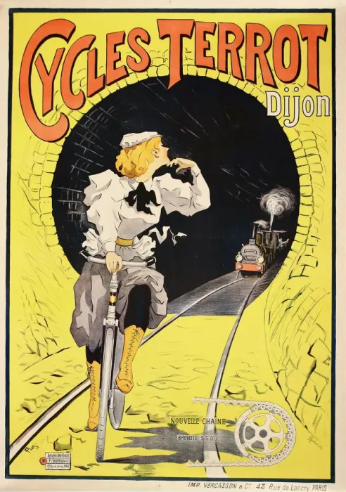Framed Print : Cycles Terrot & Cie, c. 1900. Creator: Tamagno, Francisco (1851-1933) Framed Print : Cycles Terrot & Cie, c. 1900. Creator: Tamagno, Francisco (1851-1933)