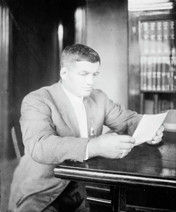 Framed Print : Cyclone Johnny Thompson, between c1910 and c1915. Creator: Bain News Service Framed Print : Cyclone Johnny Thompson, between c1910 and c1915. Creator: Bain News Service