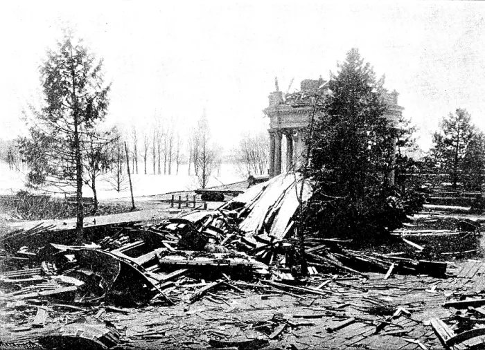 Framed Print : The Cyclone at Louisville, Kentucky, United States: the Waterworks, 1890. Creator: Unknown Framed Print : The Cyclone at Louisville, Kentucky, United States: the Waterworks, 1890. Creator: Unknown