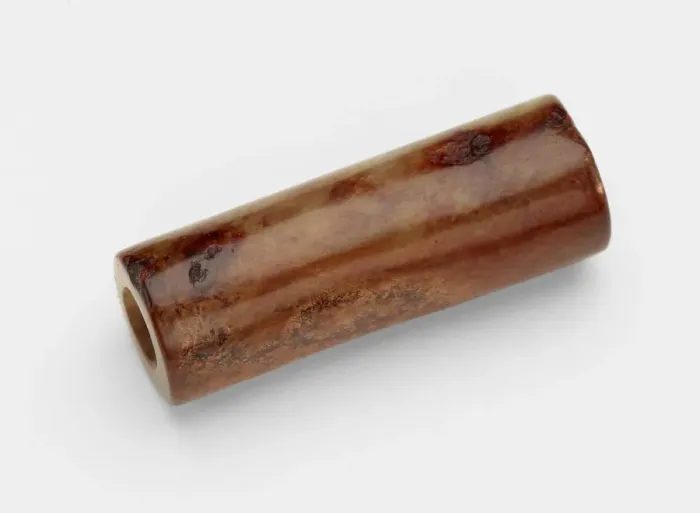 Framed Print : Cylindrical bead, Late Neolithic period, ca. 3300-2250 BCE. Creator: Unknown