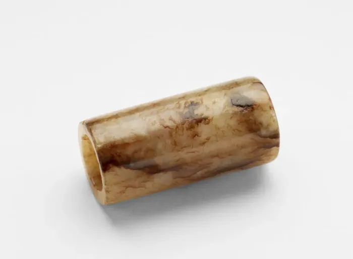 Framed Print : Cylindrical bead, Late Neolithic period, ca. 3300-2250 BCE. Creator: Unknown