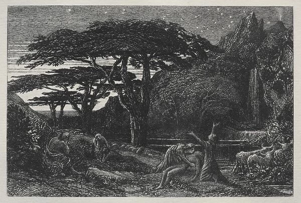 The Cypress Grove, 1883. Creator: Samuel Palmer (British, 1805-1881)