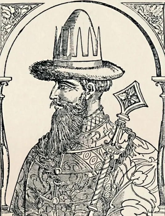 Framed Print : The Czar Ivan the Terrible, 1590, (1903). Artist: Hans Wengel Framed Print : The Czar Ivan the Terrible, 1590, (1903). Artist: Hans Wengel