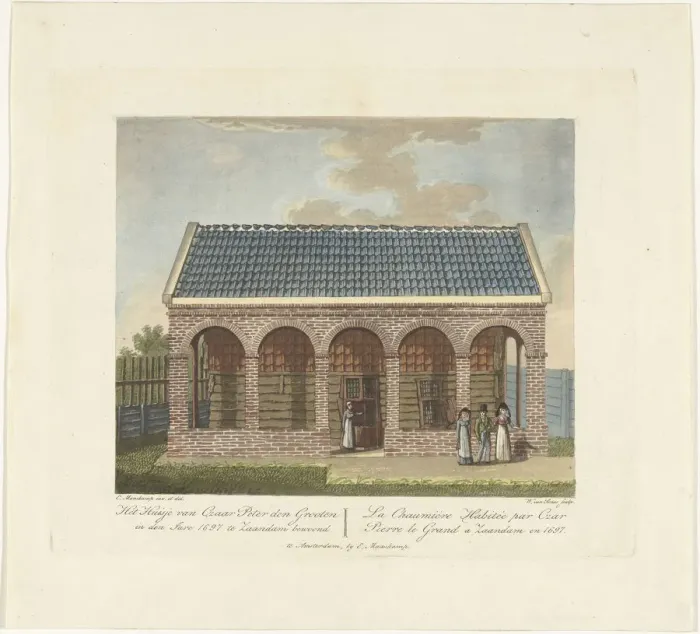 Framed Print : The Czar Peter House in Zaandam, 1697, ca 1825. Artist: Senus, Willem, van (1773-1851) Framed Print : The Czar Peter House in Zaandam, 1697, ca 1825. Artist: Senus, Willem, van (1773-1851)