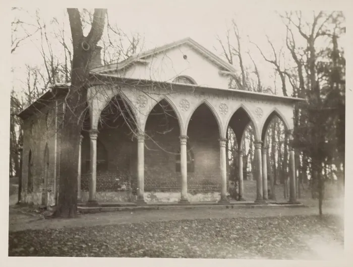 Framed Print : Czartoryski Palace and Park Complex - Gothic House, Pulawy, between 1930-1939. Creator: Unknown Framed Print : Czartoryski Palace and Park Complex - Gothic House, Pulawy, between 1930-1939. Creator: Unknown