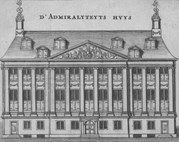 Framed Print : D Admiralyteyts Huys, late 17th-early 18th century. Creator: Unknown Framed Print : D Admiralyteyts Huys, late 17th-early 18th century. Creator: Unknown