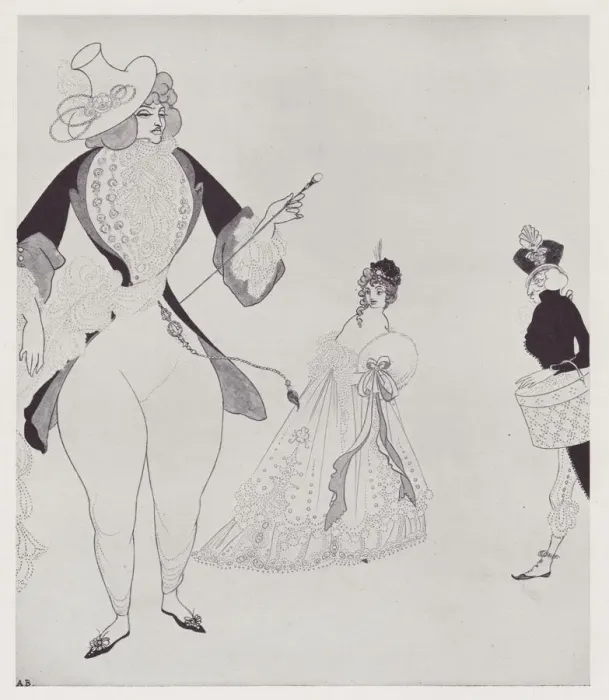 Framed Print : D Albert in Search of his Ideals, 1897. Creator: Aubrey Beardsley Framed Print : D Albert in Search of his Ideals, 1897. Creator: Aubrey Beardsley