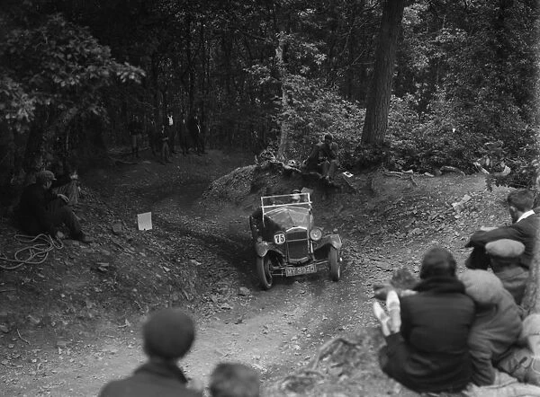D Aldingtons Frazer-Nash taking part in a motoring trial, c1930s. Artist: Bill Brunell