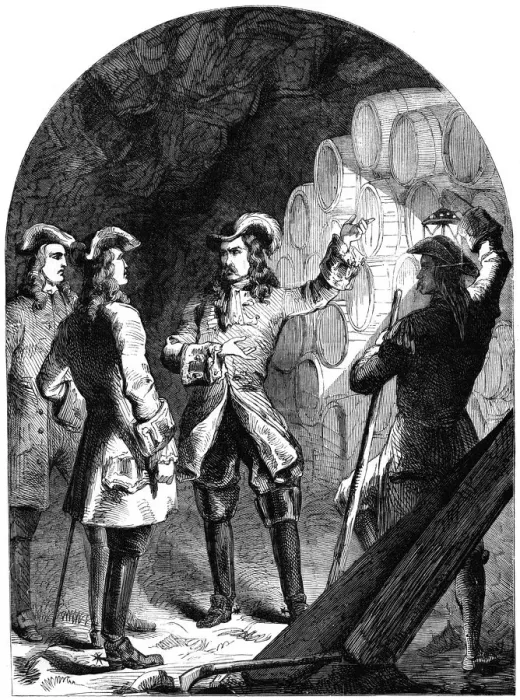 Framed Print : D Asfeldt and the English officers in the mine, 18th century (19th century) Framed Print : D Asfeldt and the English officers in the mine, 18th century (19th century)