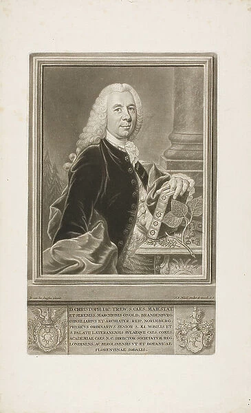 D. Christopher Jacob Trew, from Plantae Selectae, n.d. Creator: Johann Jacob Haid