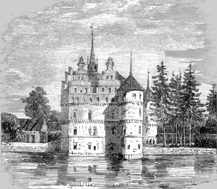 Framed Print : D egeskow Castle; From Stockholm to Copenhagen, 1875. Creator: Unknown Framed Print : D egeskow Castle; From Stockholm to Copenhagen, 1875. Creator: Unknown