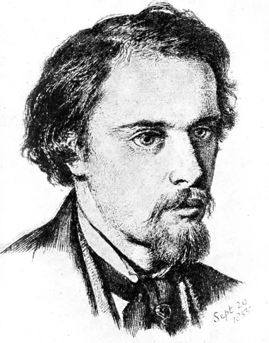 Framed Print : D. G Rossetti, 1855 (1923). Artist: Rischgitz Collection Framed Print : D. G Rossetti, 1855 (1923). Artist: Rischgitz Collection