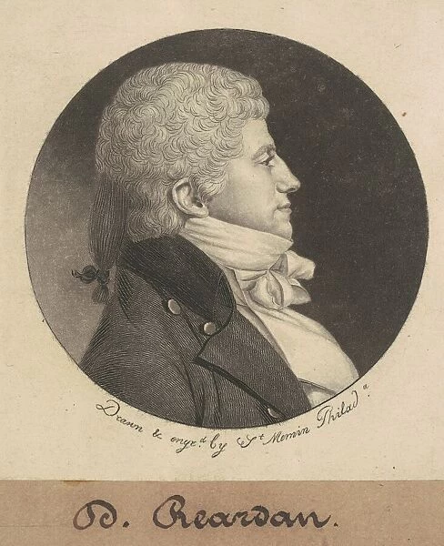 D. Reardan, 1799. Creator: Charles Balthazar Julien Fevret de Saint-Memin