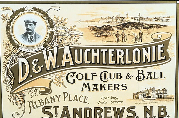 D & W Auchterlonie, Golf Club and Ball makers, Scottish, c1900
