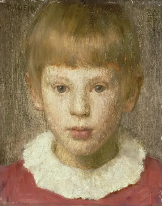 Framed Print : Dagfin, the Artist's Son, 1899. Creator: Erik Werenskiold Framed Print : Dagfin, the Artist's Son, 1899. Creator: Erik Werenskiold