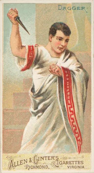 Framed Print : Dagger, from the Arms of All Nations series (N3) for Allen & Ginter Cigarettes Brands Framed Print : Dagger, from the Arms of All Nations series (N3) for Allen & Ginter Cigarettes Brands