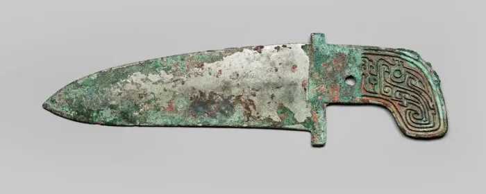 Framed Print : Dagger-Axe (ge), Shang dynasty (1600 - 1046 B. C. ). Creator: Unknown Framed Print : Dagger-Axe (ge), Shang dynasty (1600 - 1046 B. C. ). Creator: Unknown