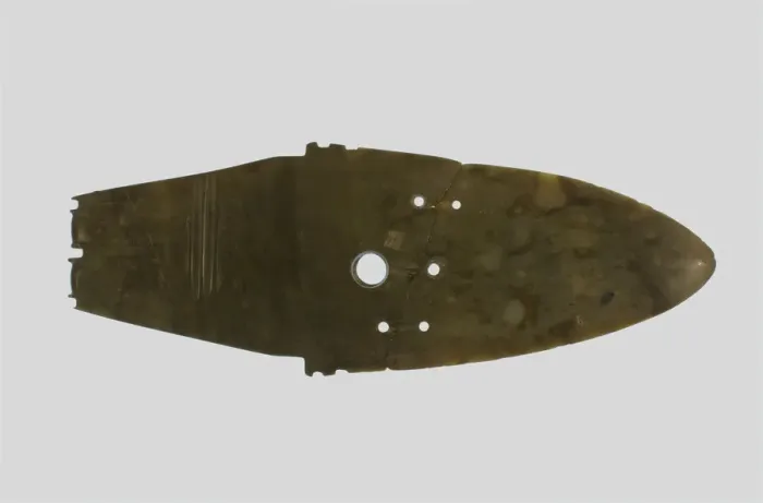 Framed Print : Dagger-Blade (Ge), Shang dynasty (c. 1600-1046 B. C. ) reworked later. Creator: Unknown Framed Print : Dagger-Blade (Ge), Shang dynasty (c. 1600-1046 B. C. ) reworked later. Creator: Unknown