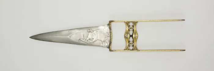 Framed Print : Dagger (Katar), 17th century. Creator: Unknown Framed Print : Dagger (Katar), 17th century. Creator: Unknown
